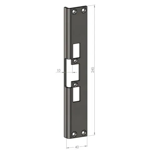 SAFETRON SA30-10 Monteringsstolpe Billig